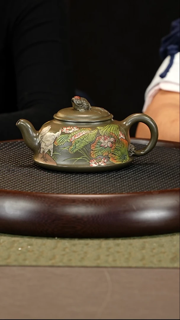 茶壶紫砂102 顾海荣  曼希老青段  连年有余  280cc