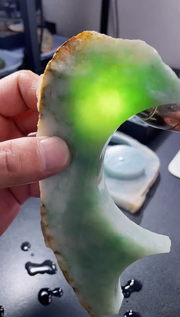 颈饰未镶嵌翡翠缅甸天然A货翡翠