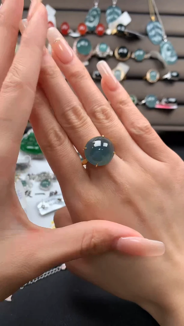 【闪购商品】翡翠戒指银S925镶嵌123213123