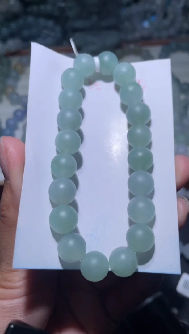 未镶嵌定制翡翠天然缅甸A货翡翠手串81