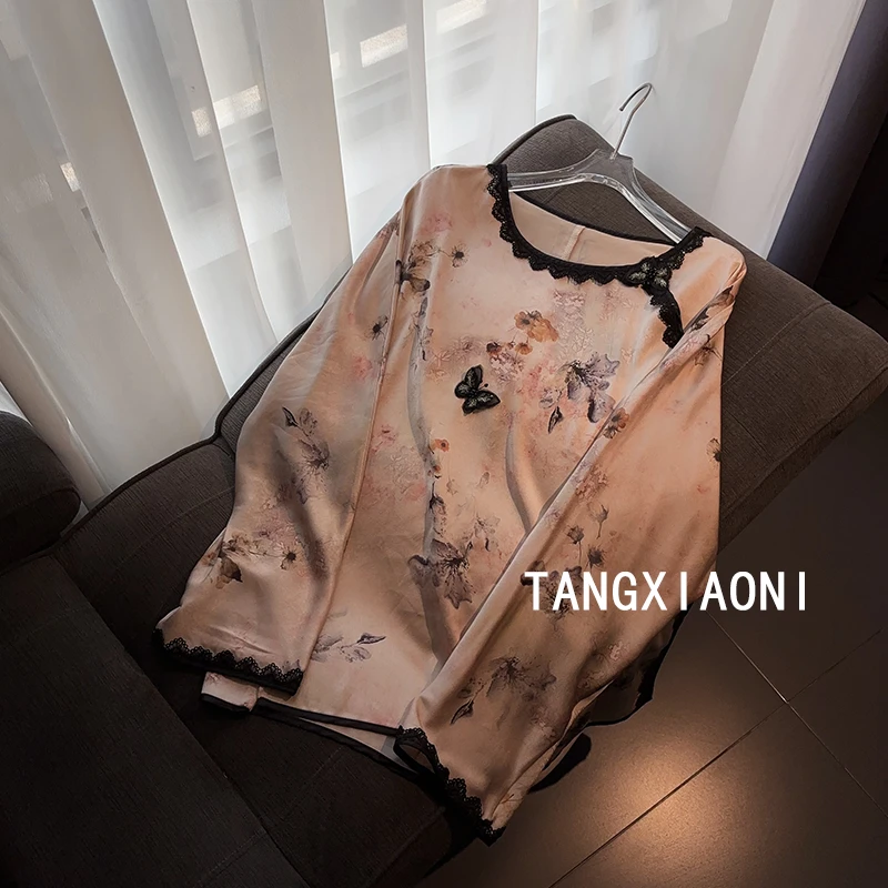 2店 【粉源梦蝶】刺绣手工立体蝴蝶上衣