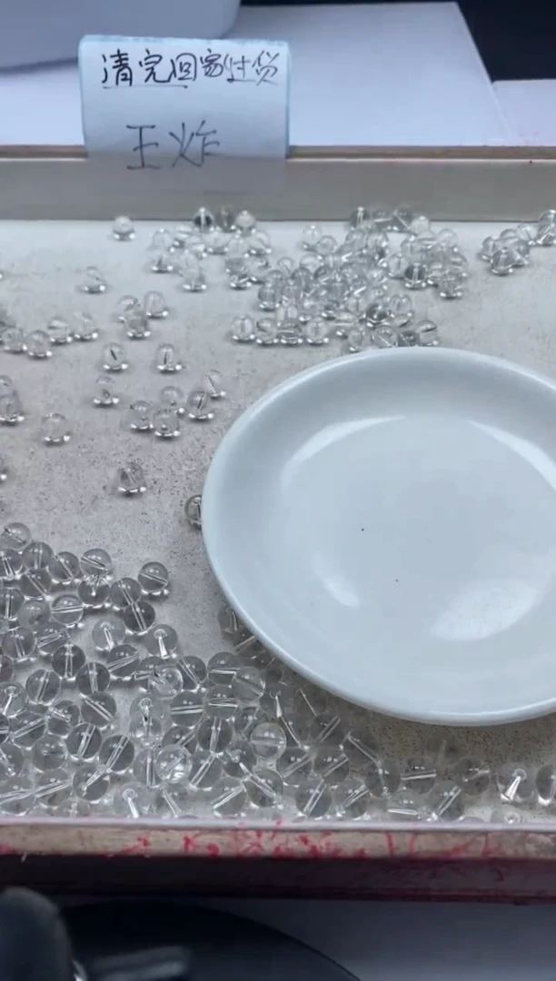 【闪购商品】水晶颈饰未镶嵌w189白水晶8mm*25颗