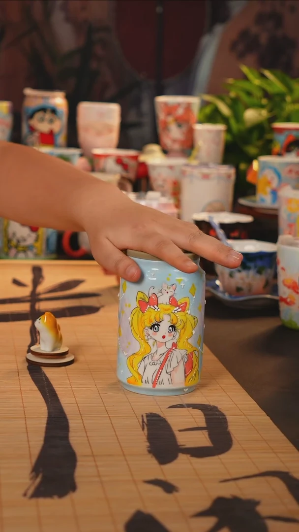 景德镇手工手绘杯杯