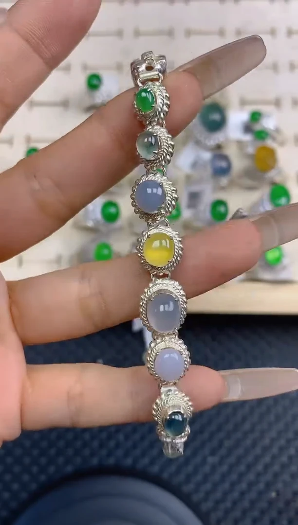 定制翡翠未镶嵌天然翡翠蛋面112