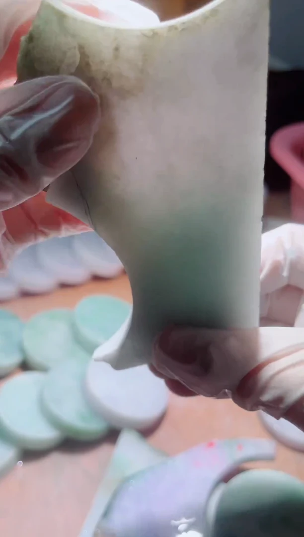 未镶嵌挂件翡翠A货砚曹309