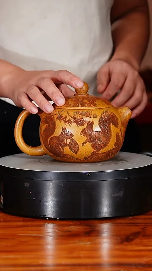 宜兴原矿紫砂壶茶壶500C