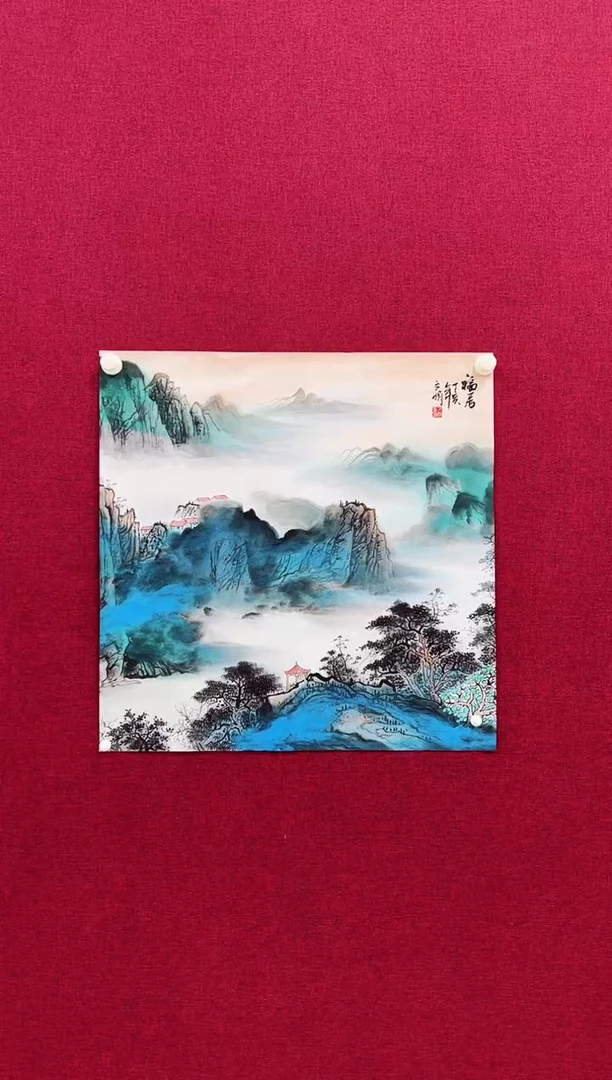 国画花****人师文娟的国画作品
