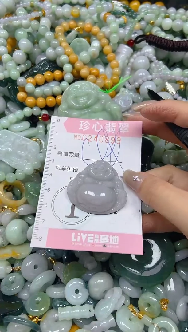 翡翠未镶嵌颈饰闪购0240899