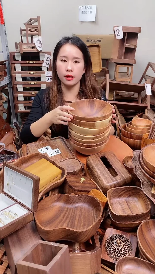 木  南美胡桃木碗20*8cm   A