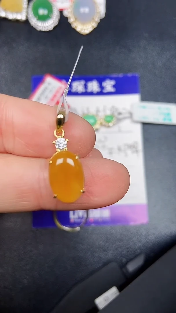 银S925镶嵌戒指翡翠3500