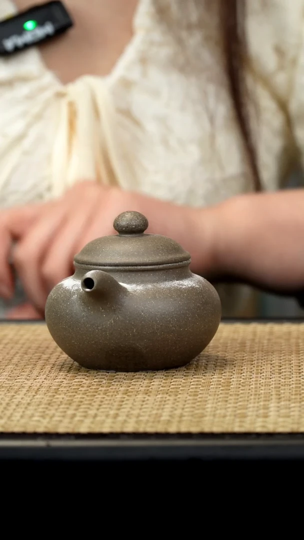 【闪购商品】紫砂茶壶蟹壳青仿古//*120c