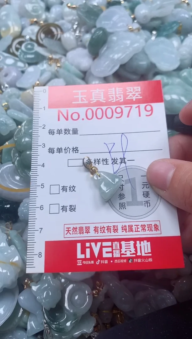 吊坠(不含链)未镶嵌翡翠9719