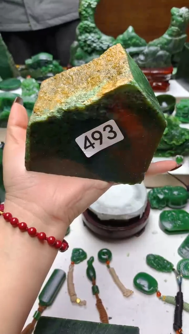 未镶嵌和田玉珠宝半成品0