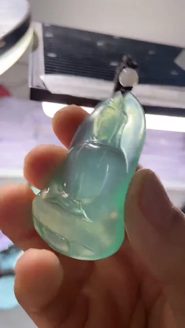 散珠翡翠含赠品绳子发货GY02