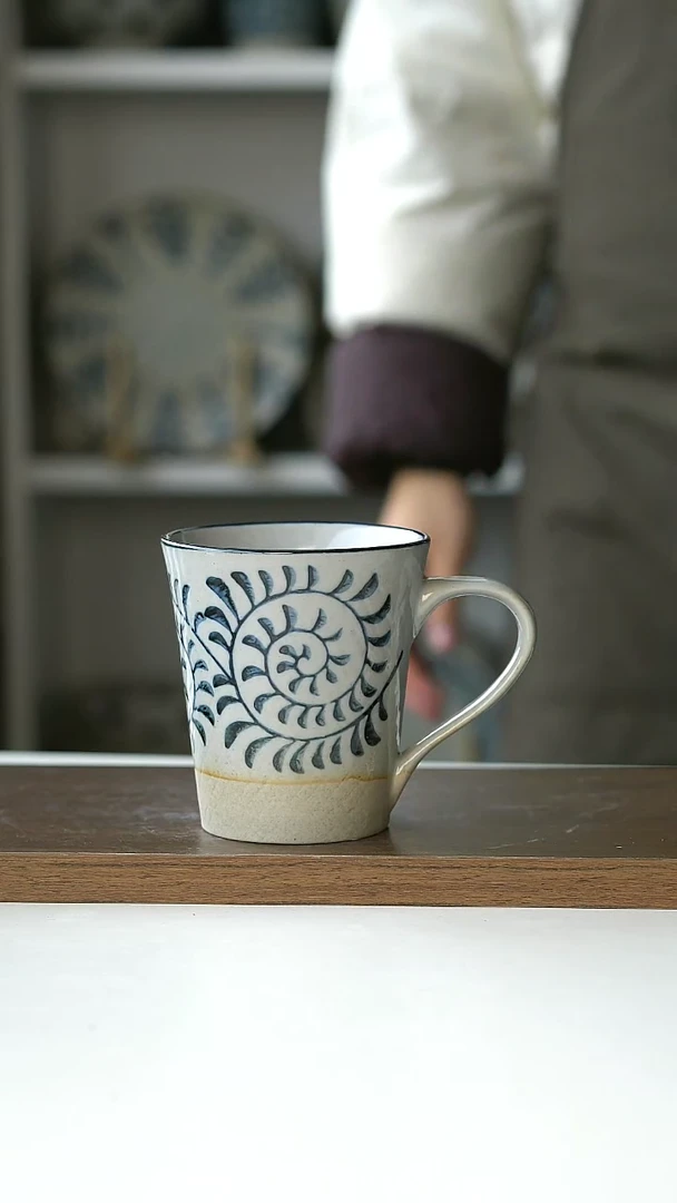 【闪购商品】陶瓷向日葵马克杯@4-2@