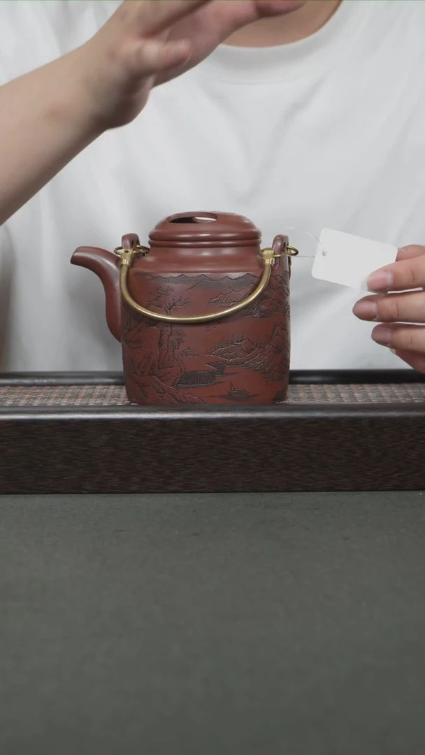 茶壶紫砂宜兴紫砂480cc0384