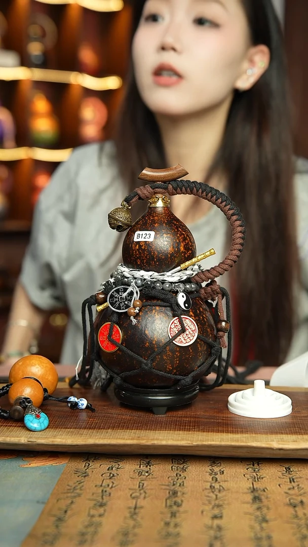 124号精品大漆酒葫芦防腐防渗装水茶酒