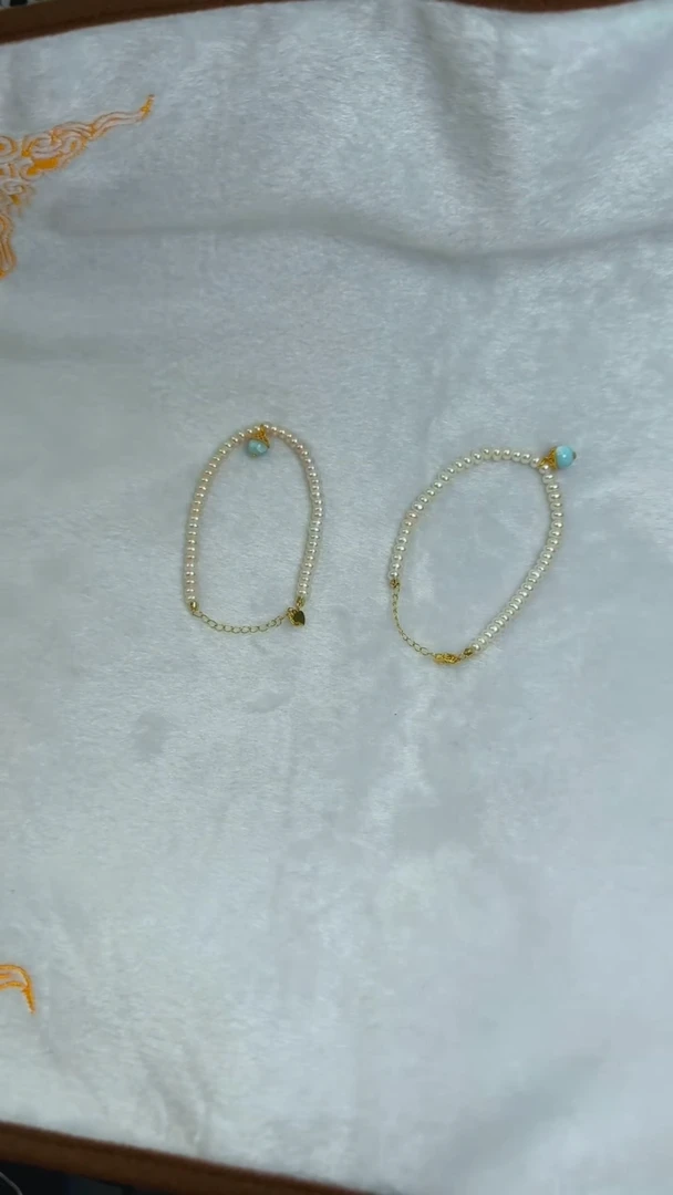 淡水珍珠手串未镶嵌JJD0528023多样性发一