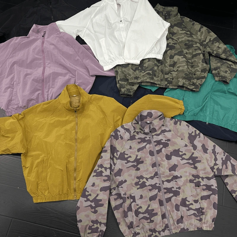 夏季三防轮廓感防晒服UPF50+设计感立领薄款迷彩外套骑车防晒服