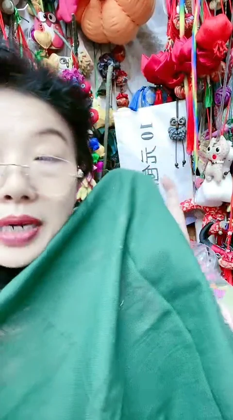 棉棉麻绿色竹节麻45*45