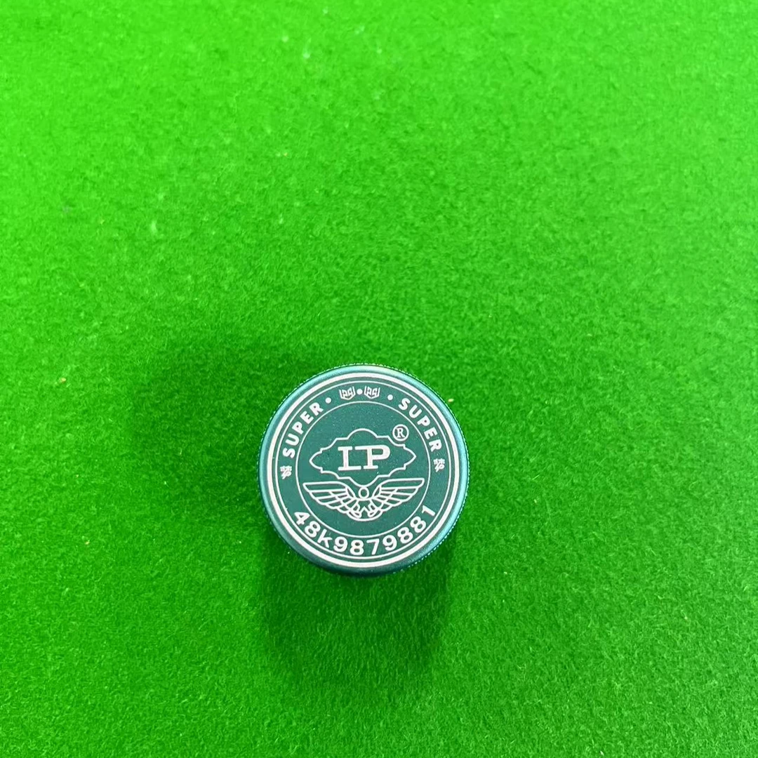 LP超级梦皮头 牛皮真皮 小头杆专用皮头台球职业斯诺克黑八枪头