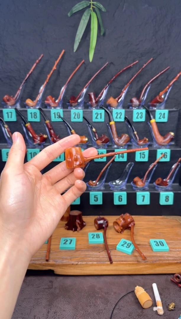 一物一图檬子木手工香烟嘴