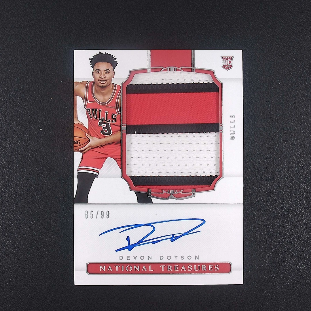 德文多特森 国宝 99编 帕尼尼NBA国宝手提签字球星卡