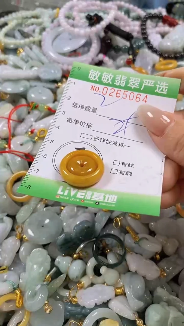 翡翠未镶嵌颈饰闪购0265064