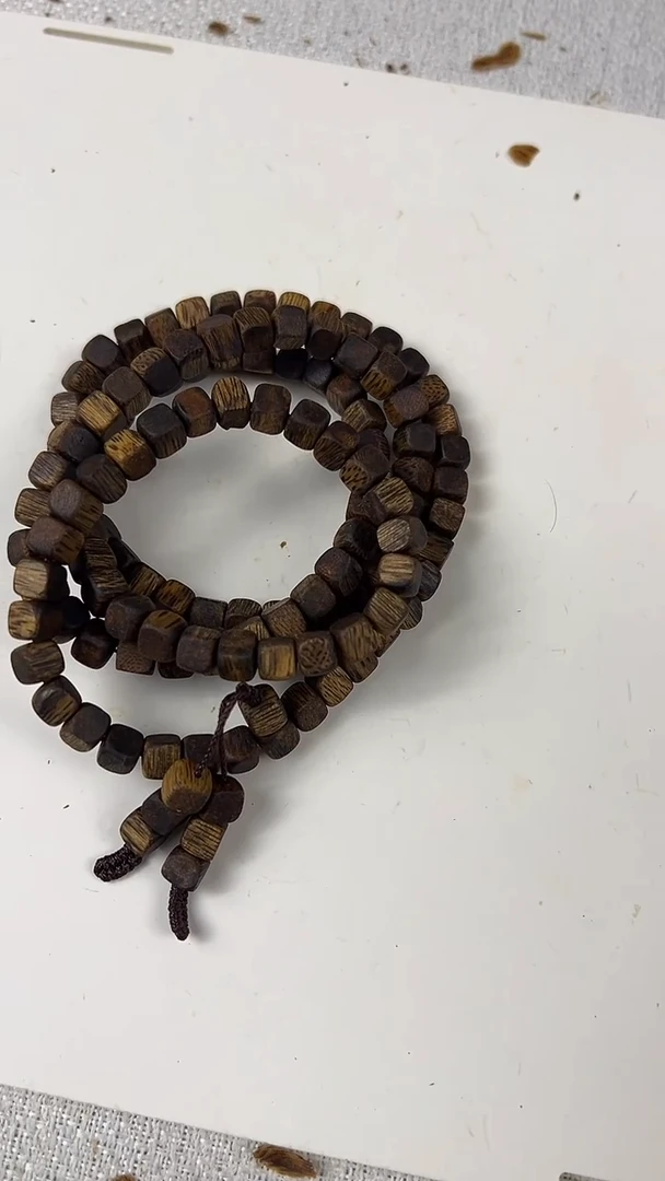 手串沉香乌身原叶沉水浮方糖珠多圈0619多样性发一