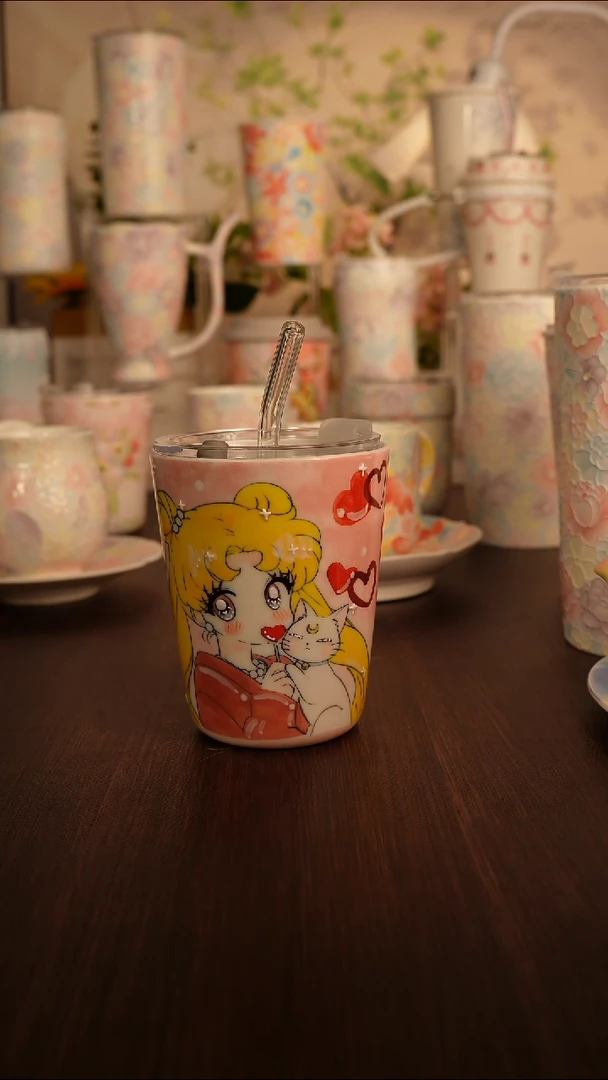 景德镇手绘的杯子