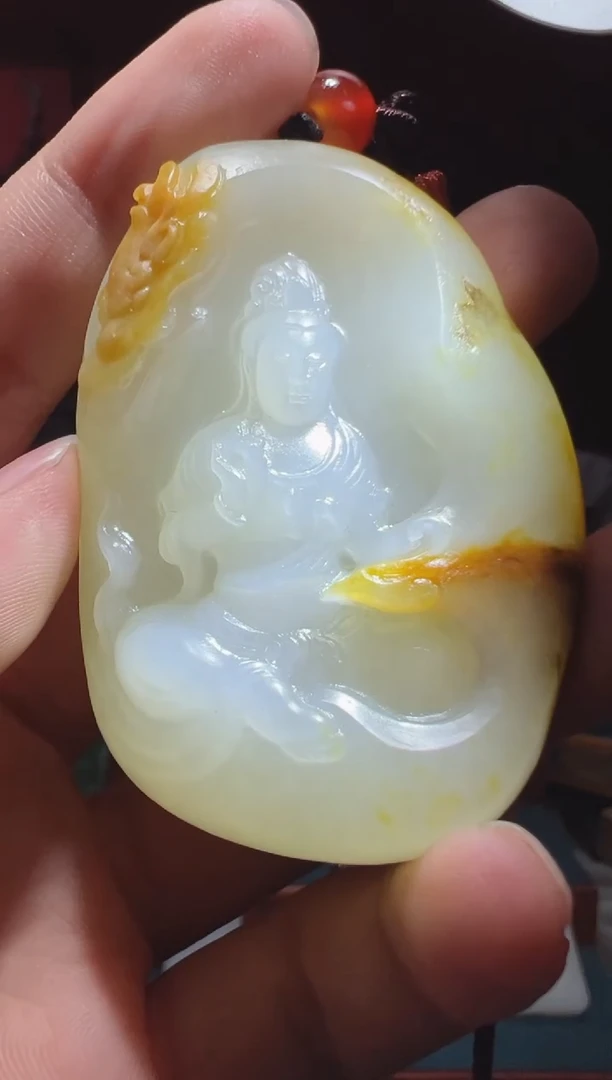 【闪购商品】和田玉吊坠(不含链)未镶嵌1