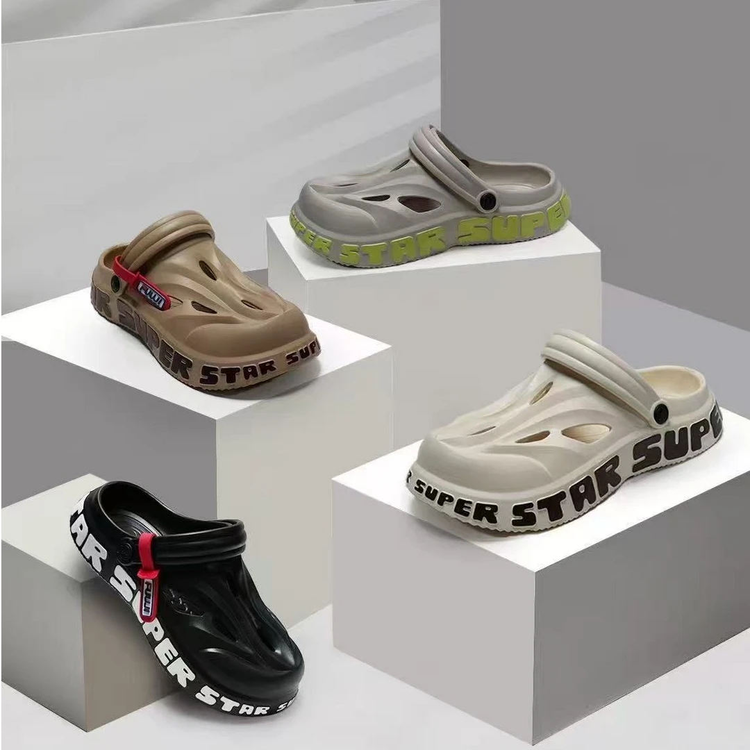 洞洞鞋凉鞋男士运动休闲时尚外穿透气防滑拖鞋