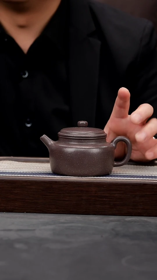 【闪购商品】紫砂茶壶千禧紫泥全手德钟