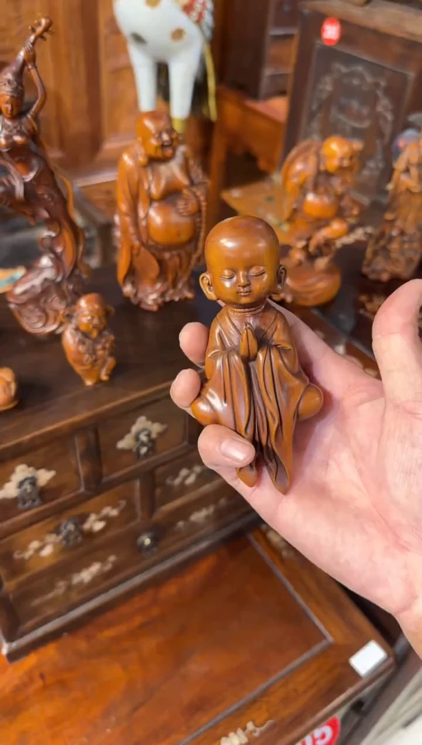 木木头款黄杨沙弥158