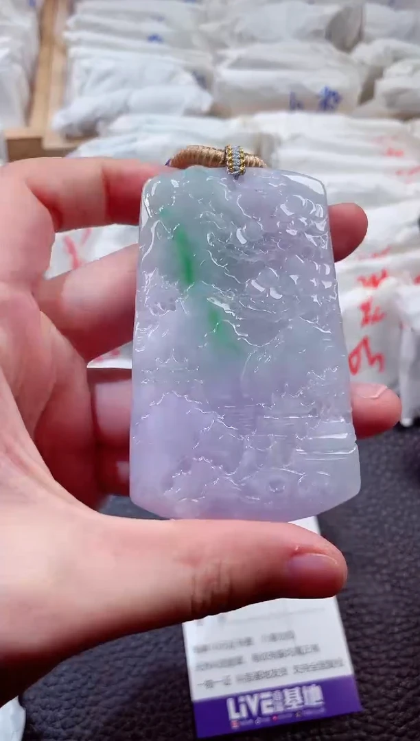 翡翠未镶嵌颈饰0000033237