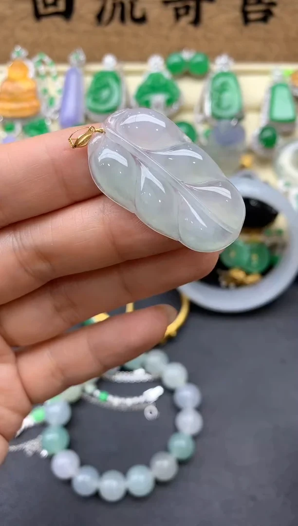 【闪购商品】翡翠颈饰18K金镶嵌181-中国好珍宝