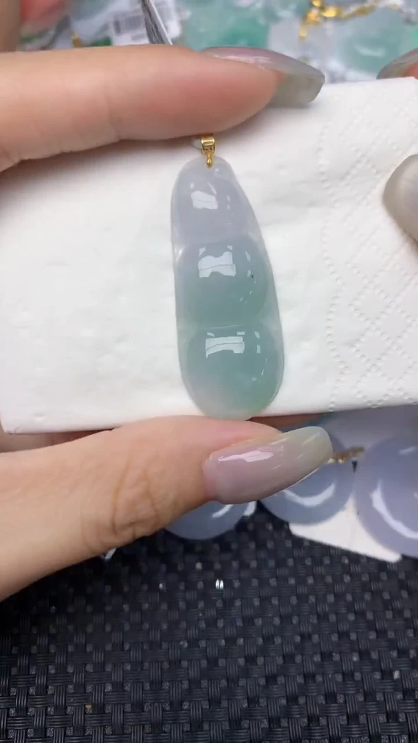 颈饰未镶嵌翡翠天然缅甸翡翠a货百元以上9元证书费自理