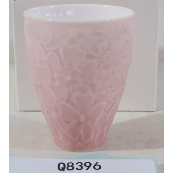 【非遗甄选】黄丽君-粉色渐变万花闻香茶杯-颜色深浅随机（Q8396）