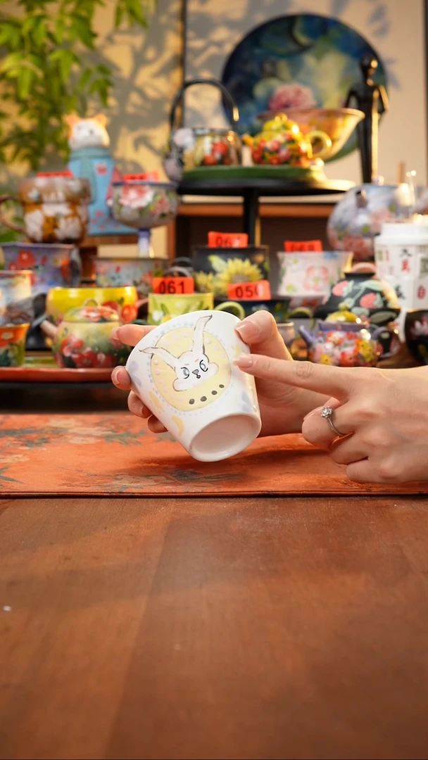 瓷片景德镇手工手绘