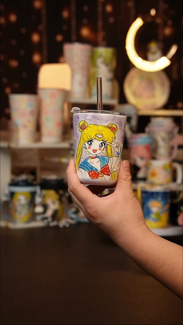 (玉泥）景德镇手工手绘文创陶瓷杯