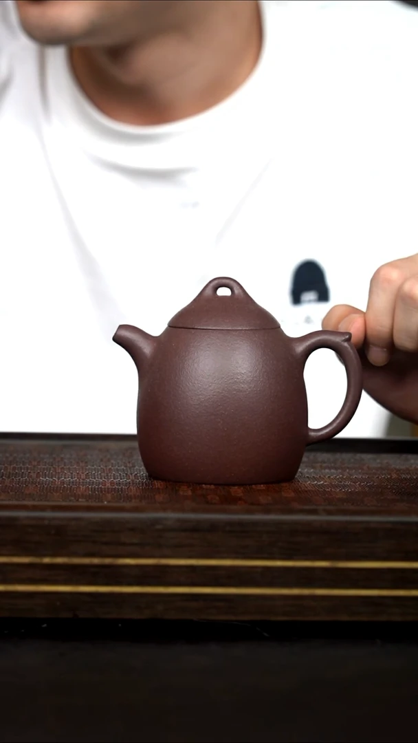 茶壶紫砂   XJ     底槽青      秦权      260cc