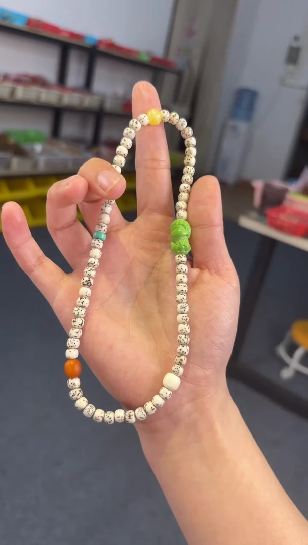 手链蜜蜡未镶嵌6mm星月蜜蜡【宝宝佛】双圈