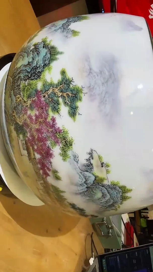 摆件李会才/陶瓷/缸/D02276