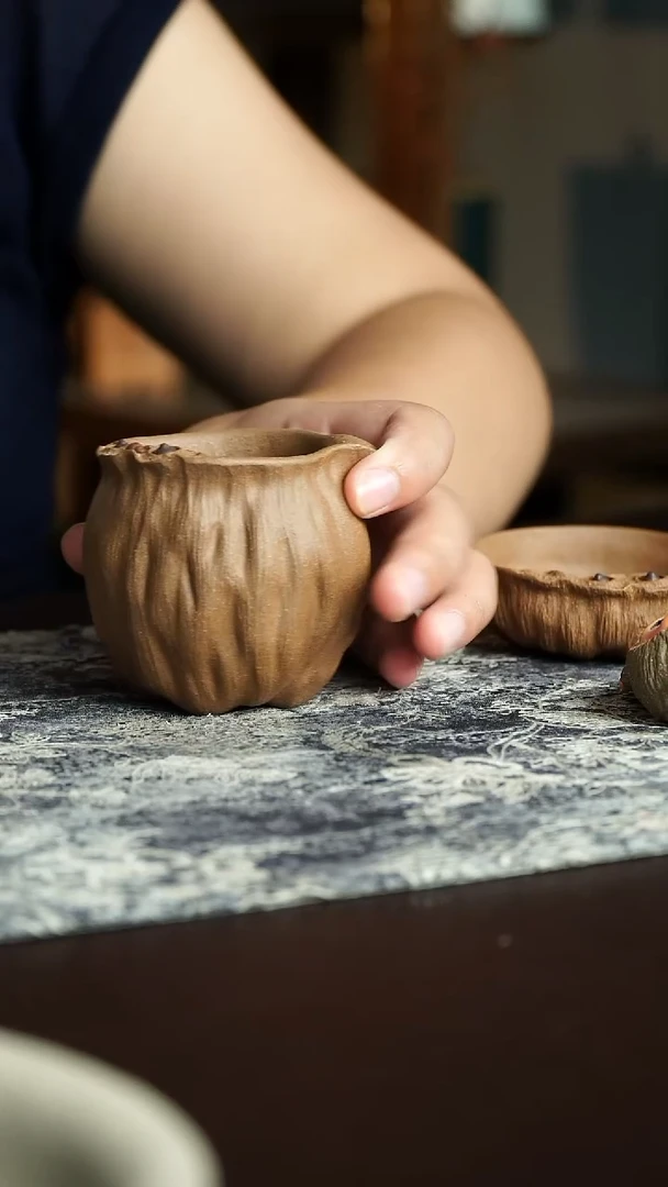 茶杯紫砂75 宜兴紫砂张月老师