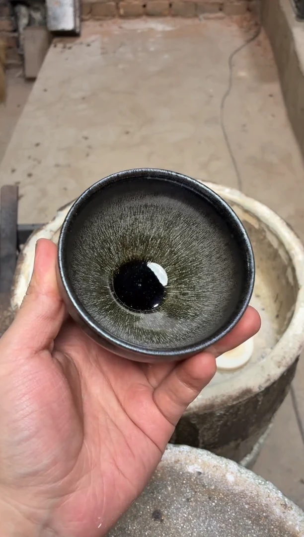茶盏真柴烧建盏换点柴火
