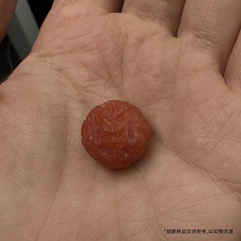 【铭舍】天然南红玛瑙龙珠配珠饰珠宝玉石-12.14