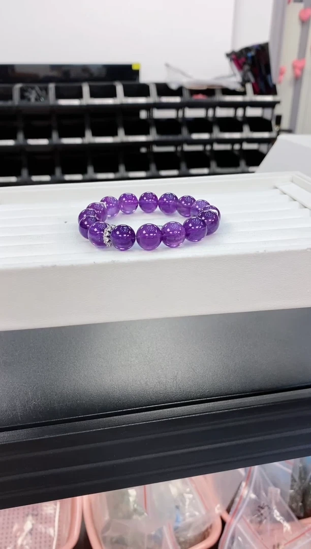 【闪购商品】水晶手链合金215.16乌拉圭紫水晶手串多样性发其一