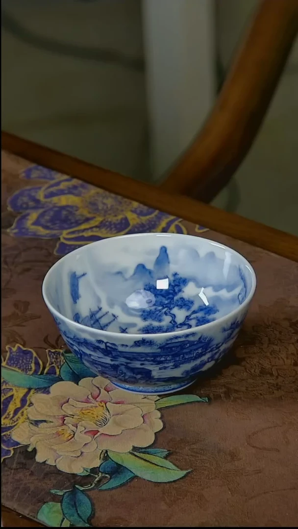 杯手工手绘杯杯很美丽