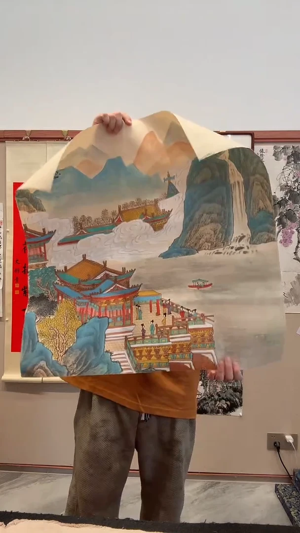 国画j赵老师国画作品一件