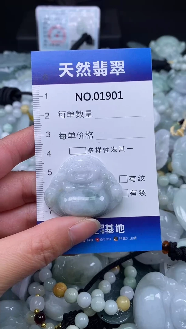 颈饰未镶嵌翡翠天然缅甸翡翠1901